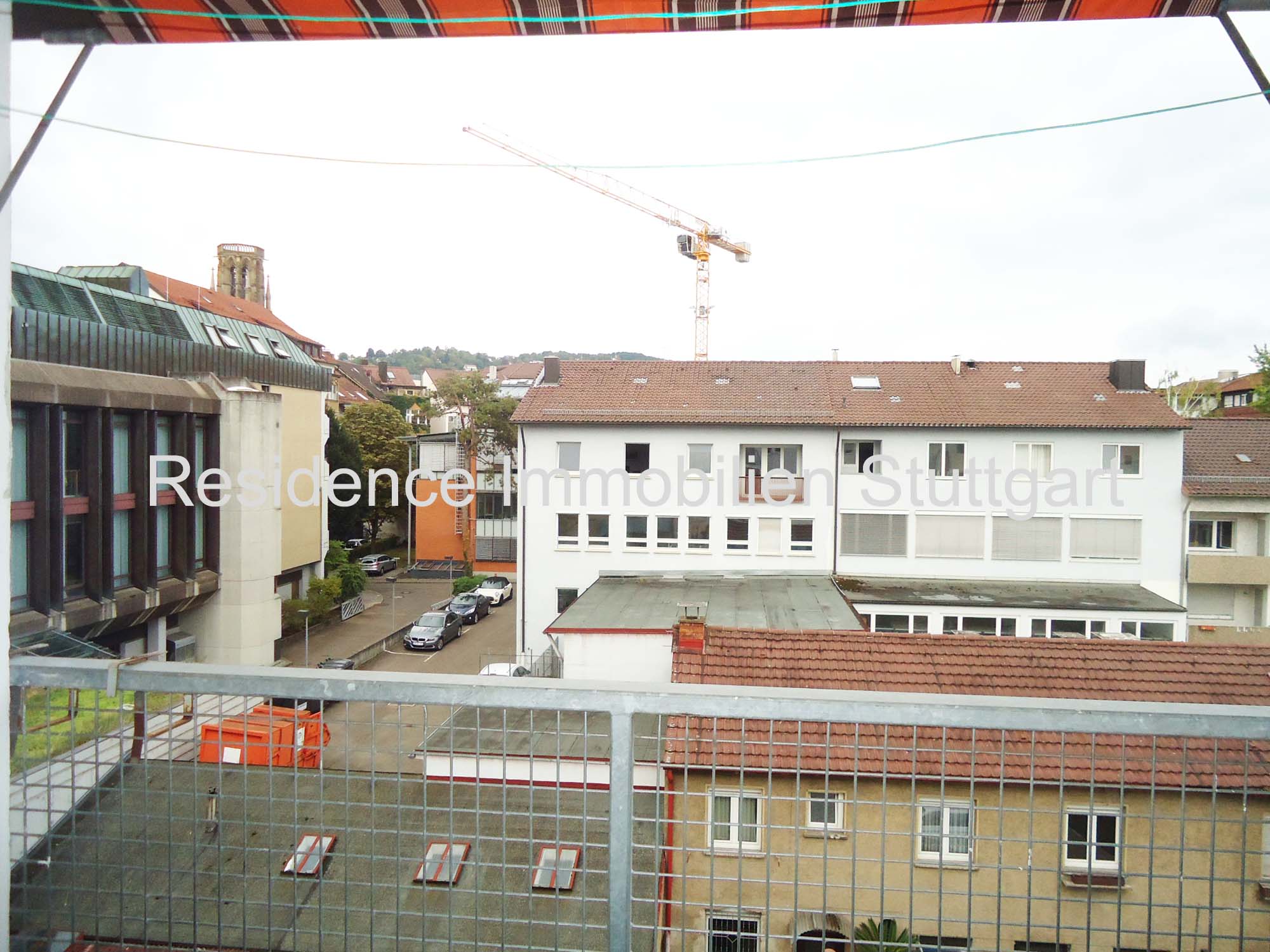 Blick vom Balkon_Mietwohnung_Stuttgart West